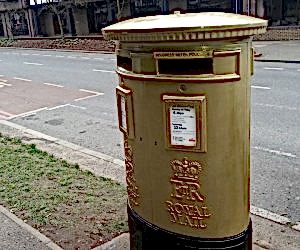 sandblasting of post box london