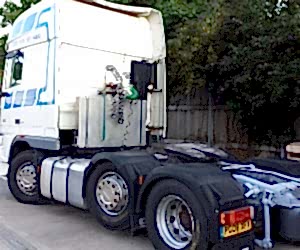 lorry blasting london